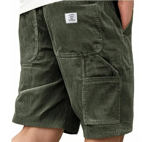 Maqiato | Men's Corduroy Cargo Shorts