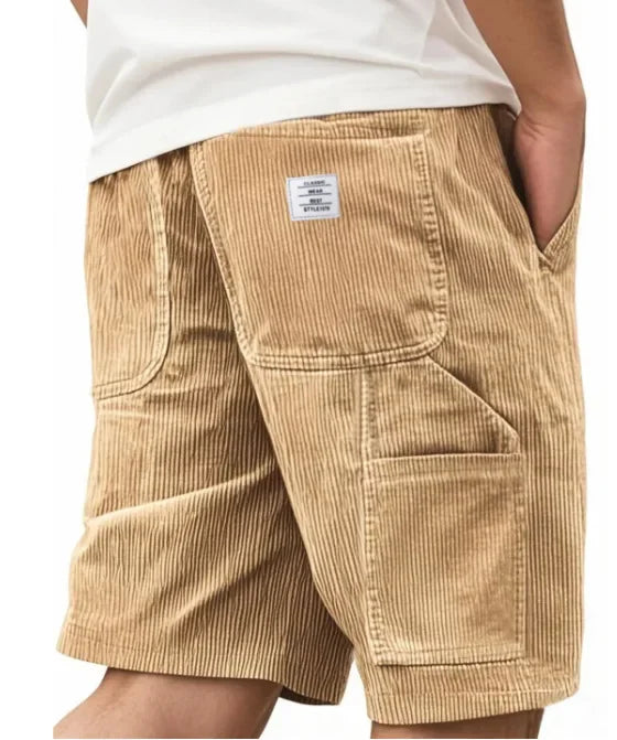 Maqiato | Men's Corduroy Cargo Shorts