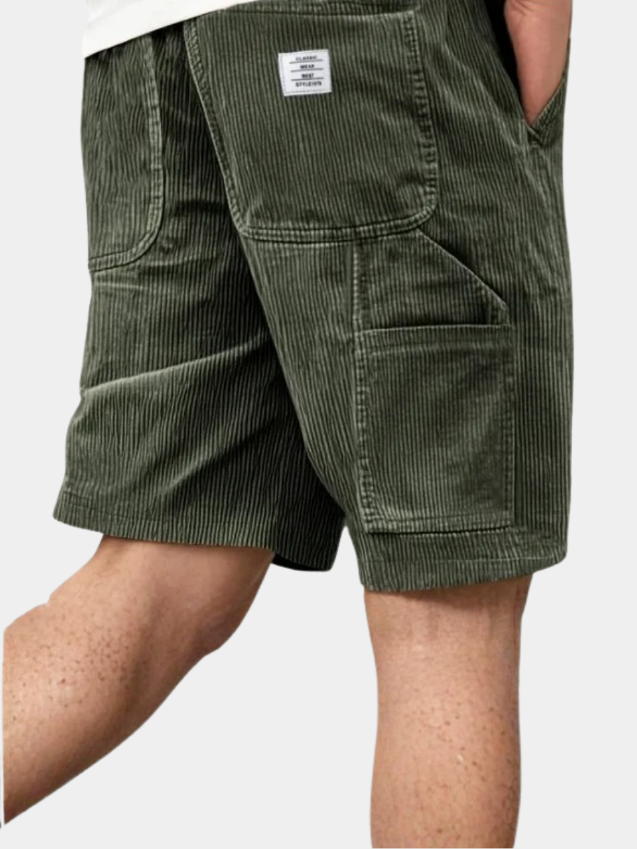 Maqiato | Men's Corduroy Cargo Shorts
