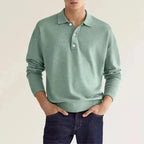 Maqiato | Men's Cotton Blend Long Sleeve Polo