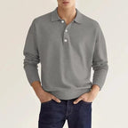Maqiato | Men's Cotton Blend Long Sleeve Polo