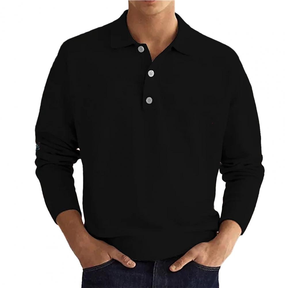 Maqiato | Men's Cotton Blend Long Sleeve Polo