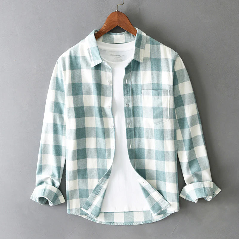 Maqiato | Men's Cotton Check Shirt