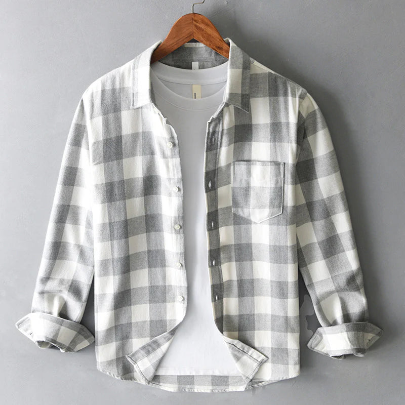 Maqiato | Men's Cotton Check Shirt