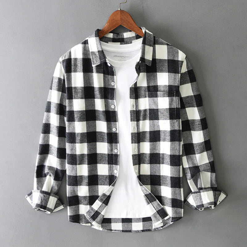 Maqiato | Men's Cotton Check Shirt