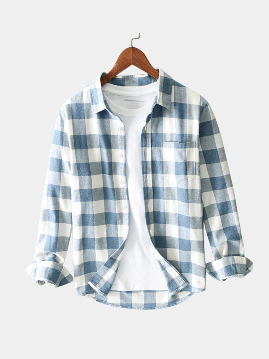 Maqiato | Men's Cotton Check Shirt