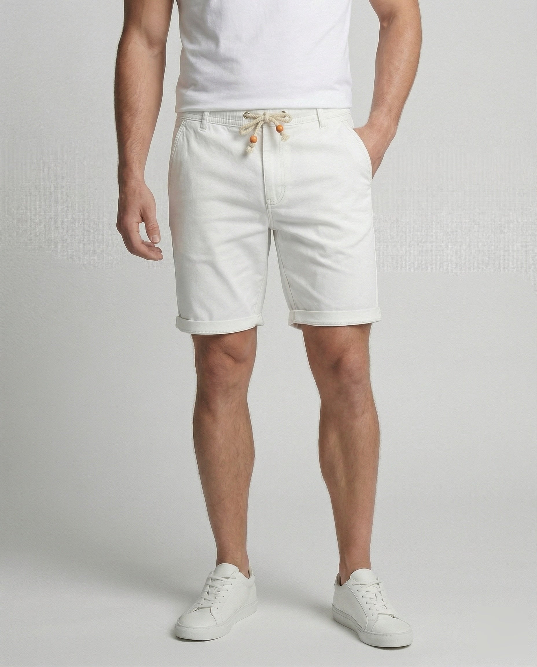 Maqiato | Men's Cotton Drawstring Bermuda Shorts