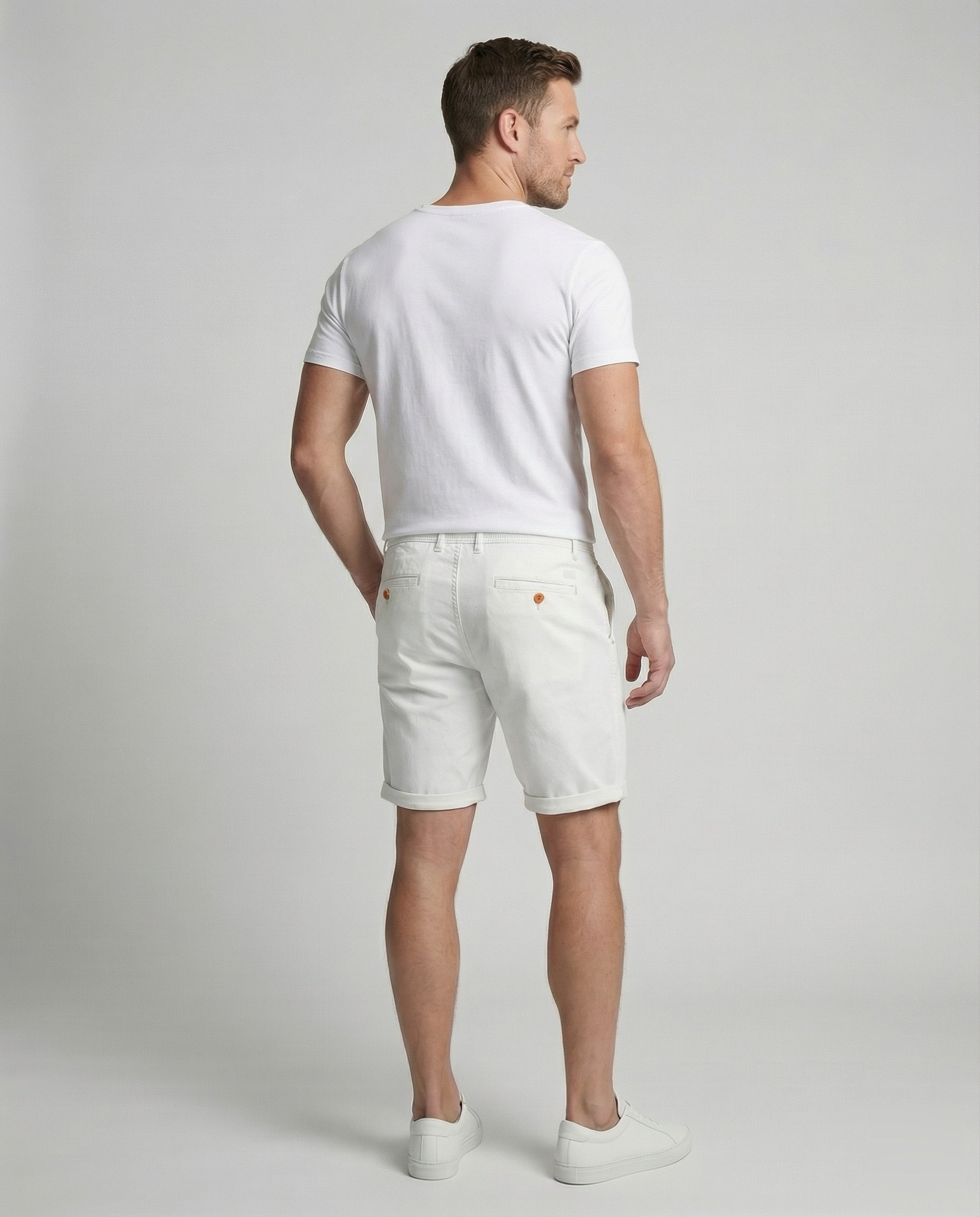 Maqiato | Men's Cotton Drawstring Bermuda Shorts