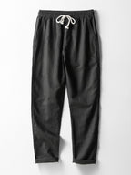 Maqiato | Men's Crochet Knit Polo & Linen Trousers Set
