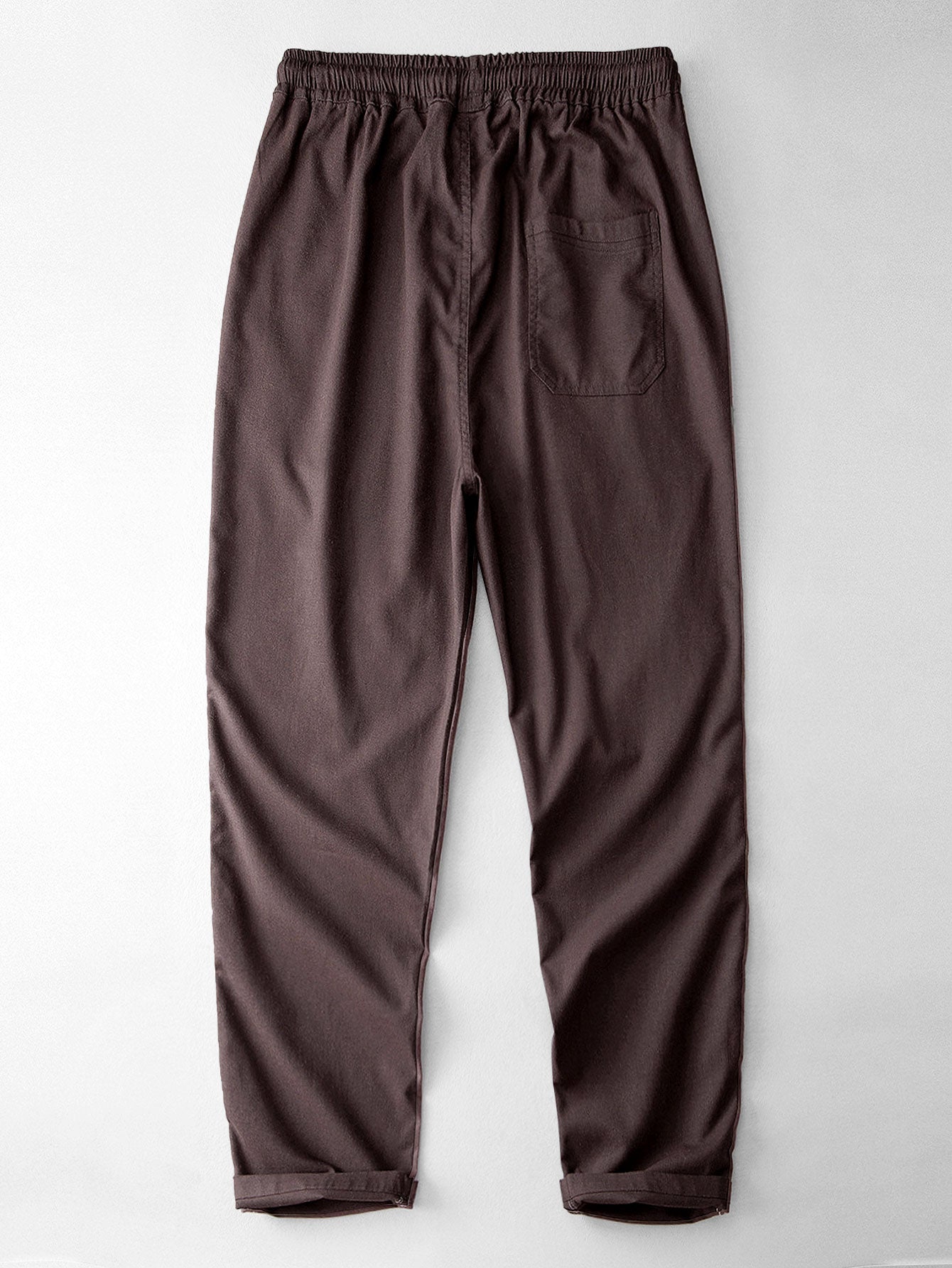 Maqiato | Men's Crochet Knit Shirt & Linen Blend Pants Set