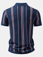 Maqiato | Men's Crochet Knit Shirt & Linen Blend Pants Set