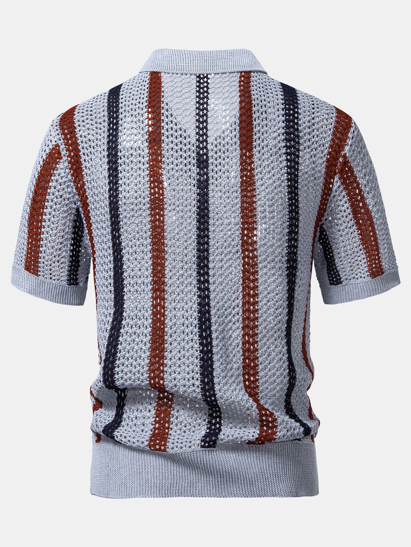 Maqiato | Men's Crochet Polo & Linen Trousers Set