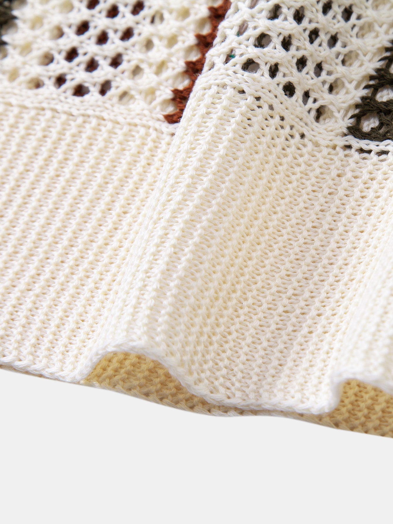 Maqiato | Men's Crochet Polo & Linen Trousers Set
