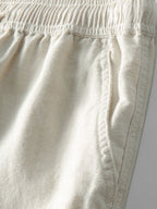 Maqiato | Men's Crochet Stripe Shirt & Linen Pants Set