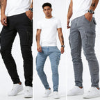 Maqiato | Men's Denim Cargo Jeans