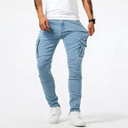 Maqiato | Men's Denim Cargo Jeans