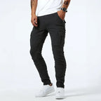 Maqiato | Men's Denim Cargo Jeans