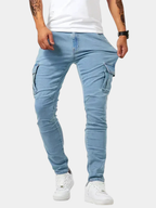 Maqiato | Men's Denim Cargo Jeans