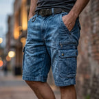 Maqiato | Men's Denim Cargo Shorts