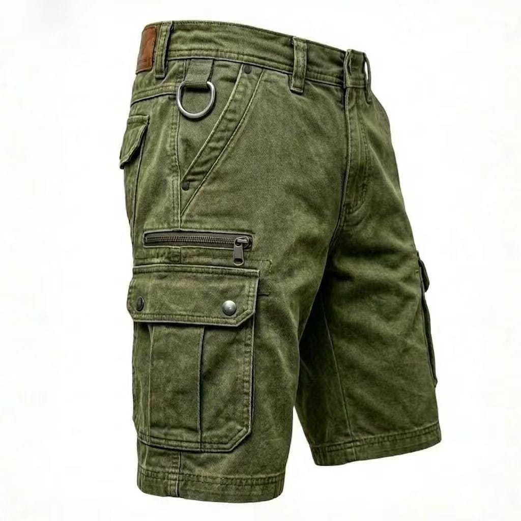 Maqiato | Men's Denim Cargo Shorts