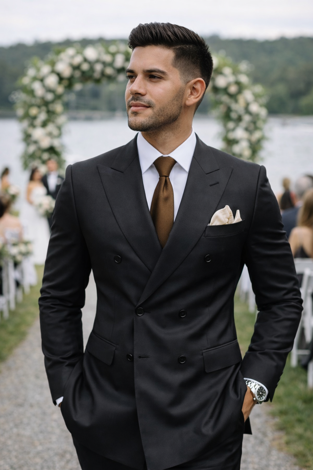 Maqiato | Men's Double-Breasted Suit