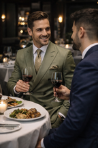 Maqiato | Men's Double-Breasted Suit