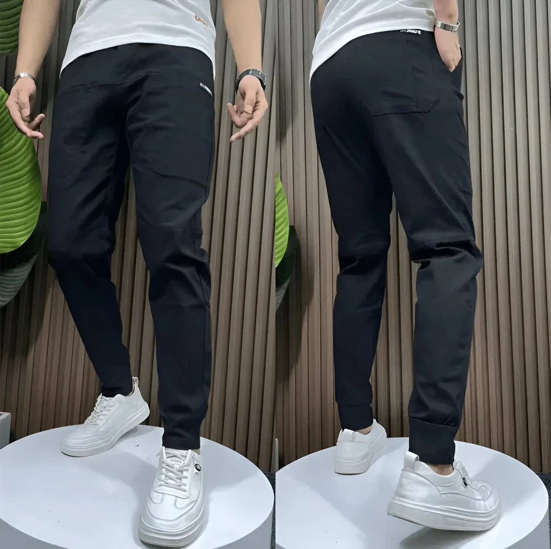 Maqiato | Men's Elastic Waist Cargo Pants