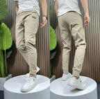Maqiato | Men's Elastic Waist Cargo Pants