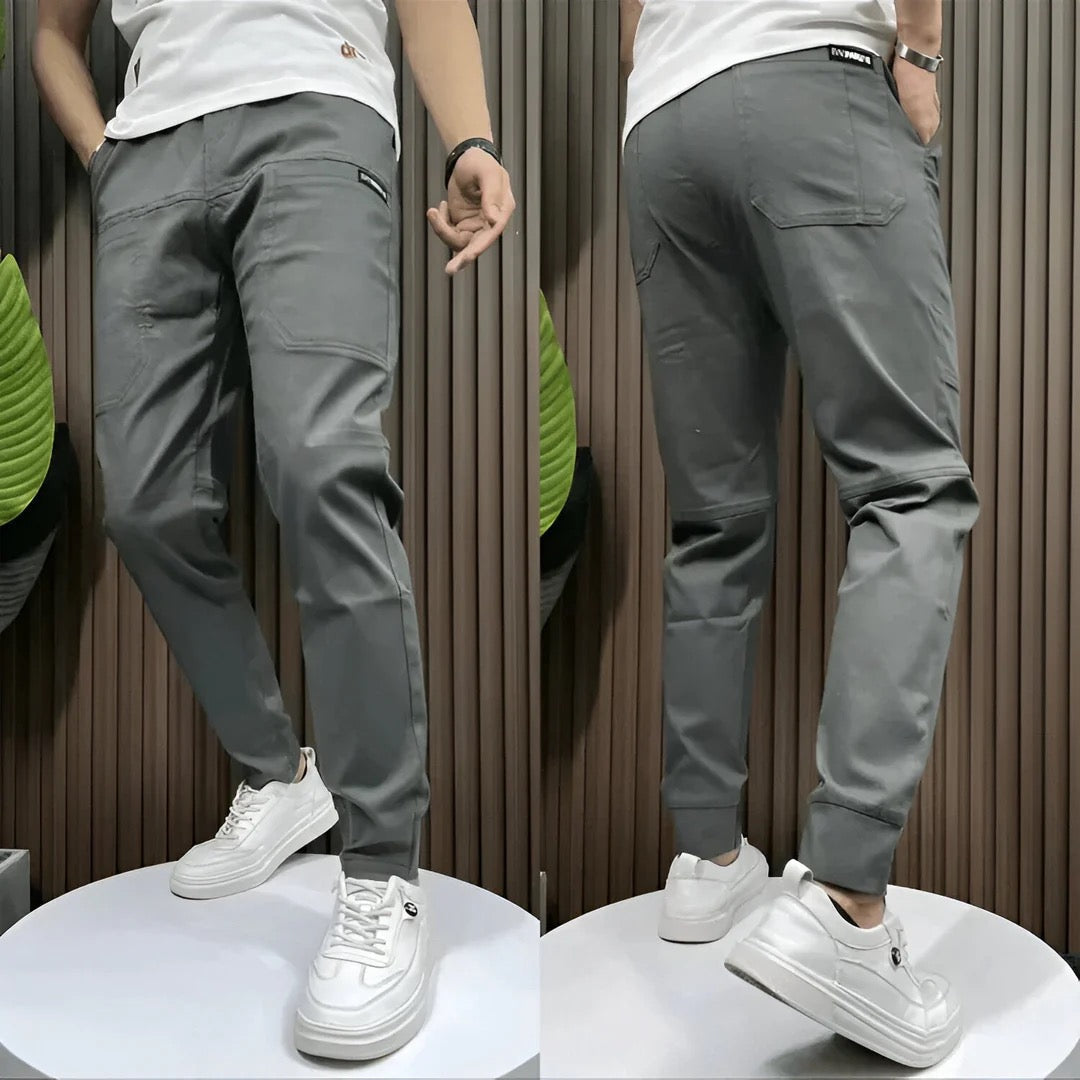 Maqiato | Men's Elastic Waist Cargo Pants