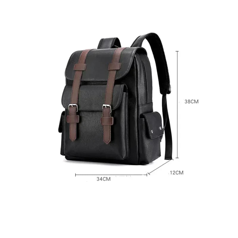 Maqiato | Men's Faux Leather Backpack