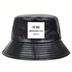 Maqiato | Men's Faux Leather Bucket Hat