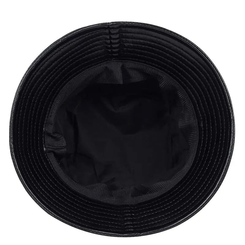 Maqiato | Men's Faux Leather Bucket Hat