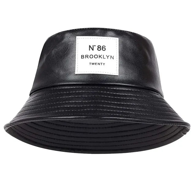 Maqiato | Men's Faux Leather Bucket Hat