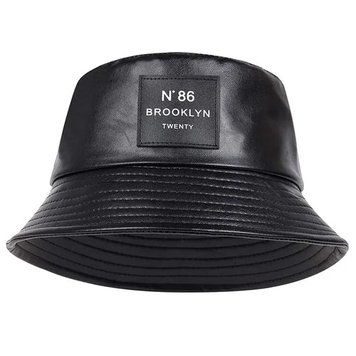 Maqiato | Men's Faux Leather Bucket Hat
