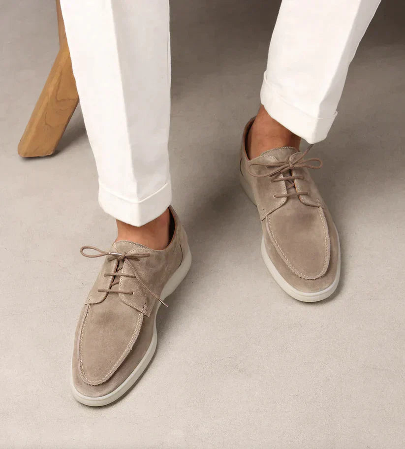Maqiato | Men's Faux Leather Lace-Up Loafers