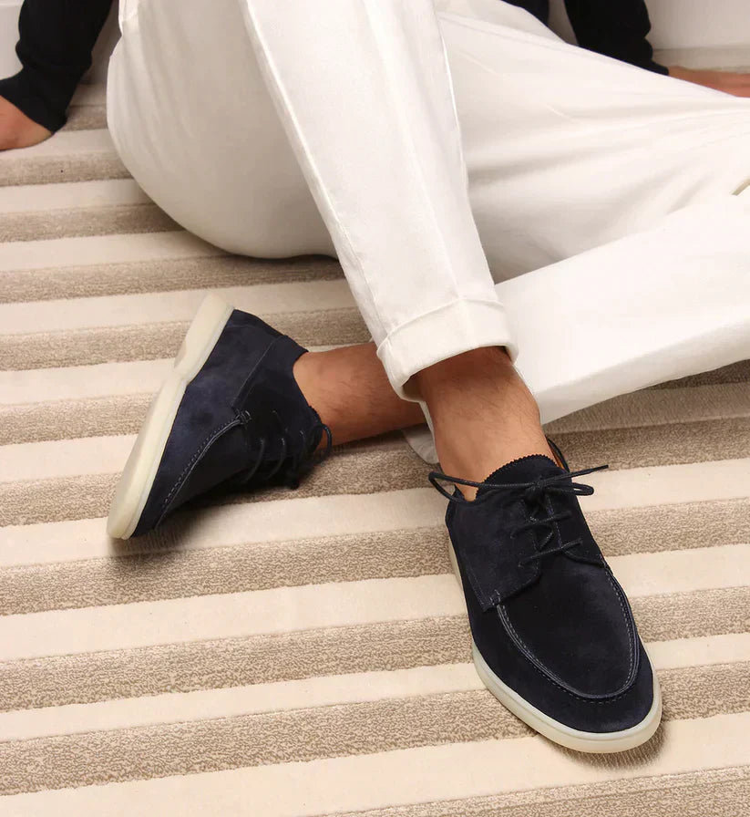 Maqiato | Men's Faux Leather Lace-Up Loafers