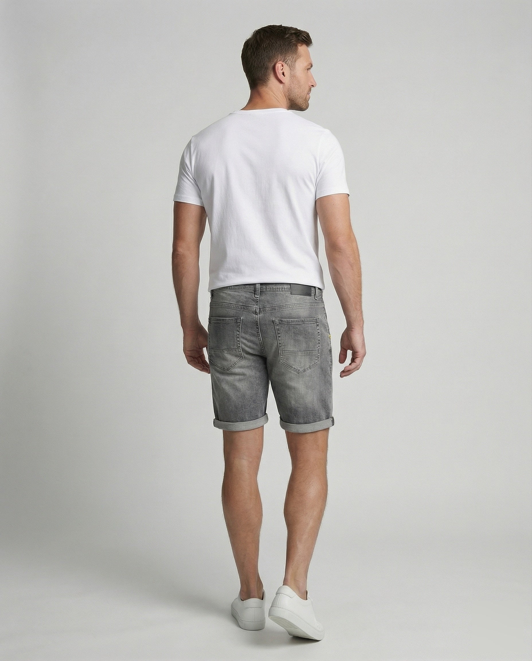 Maqiato | Men's Five-Pocket Denim Bermuda Shorts