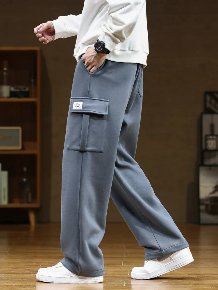 Maqiato | Men's Fleece Cargo Pants