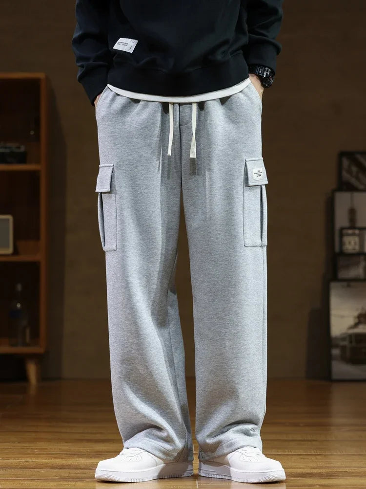 Maqiato | Men's Fleece Cargo Pants
