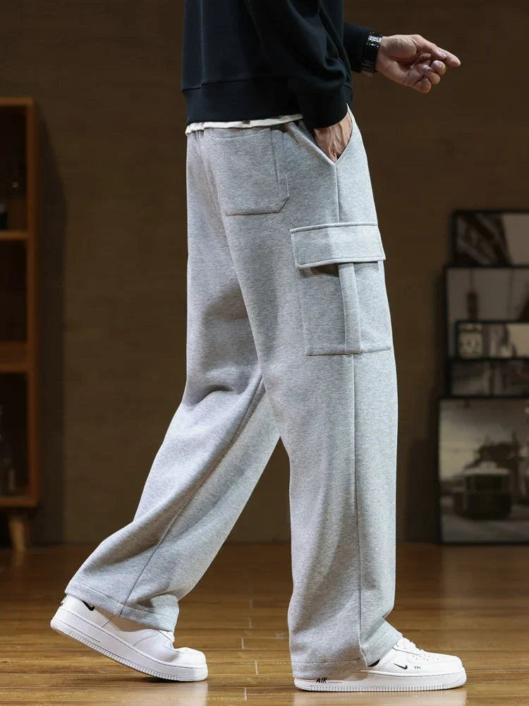 Maqiato | Men's Fleece Cargo Pants