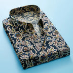 Maqiato | Men's Floral Print Short Sleeve Shirt