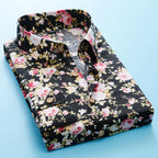 Maqiato | Men's Floral Print Short Sleeve Shirt