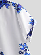 Maqiato | Men's Floral Short Sleeve Shirt