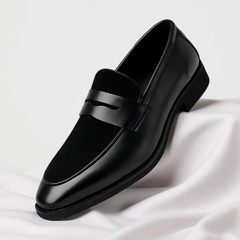 Maqiato | Men's Formal Loafers in Navy