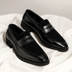 Maqiato | Men's Formal Loafers in Navy