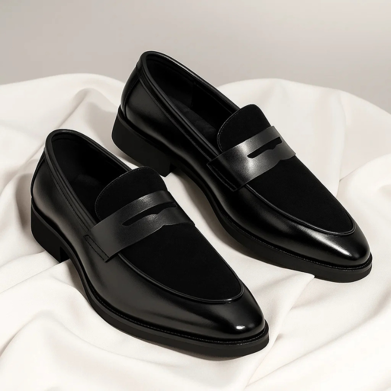 Maqiato | Men's Formal Loafers in Navy