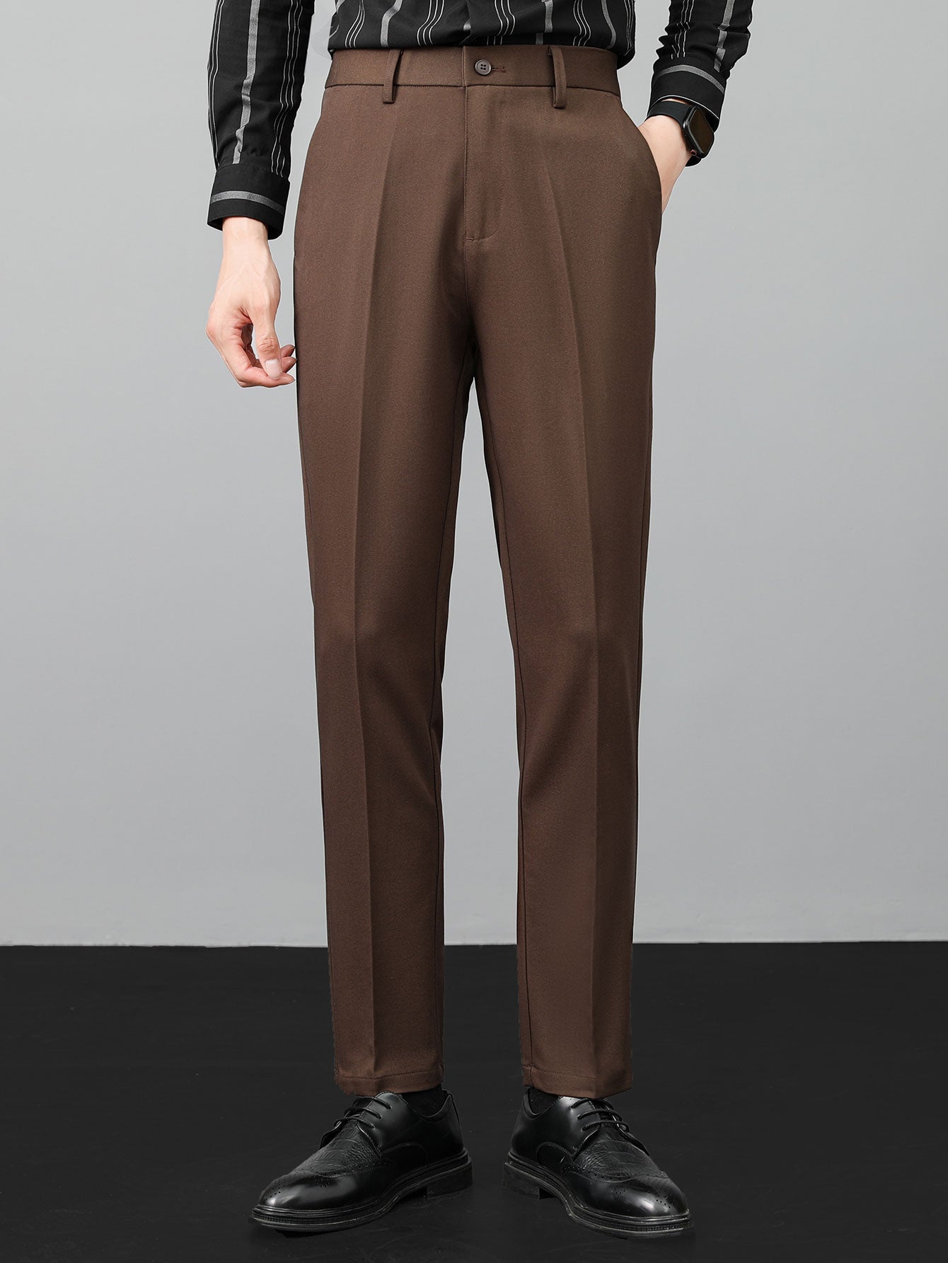 Maqiato | Men's Henley Knit & Slim Fit Pants Set