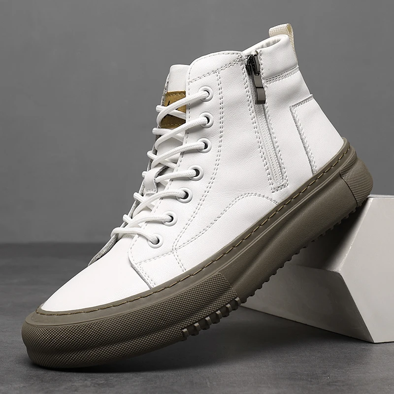 Maqiato | Men's High-Top Sneakers in Black