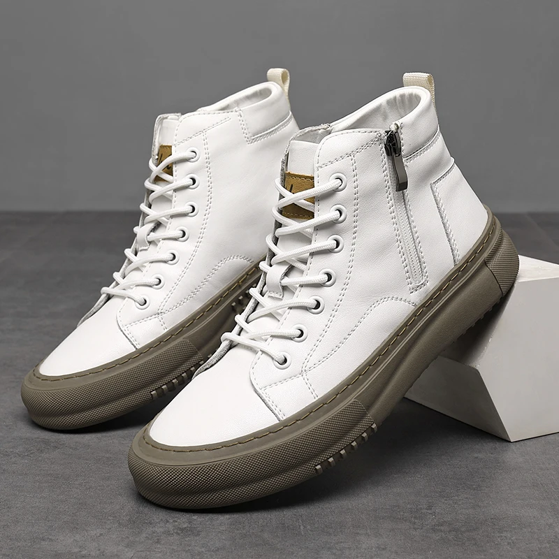 Maqiato | Men's High-Top Sneakers in Black
