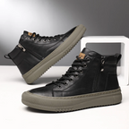 Maqiato | Men's High-Top Sneakers in Black